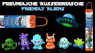 Safari Ltd ® Friendly Aliens  Freundliche Ausserirdische in der Röhre  Neu 2024 New  Unboxing [upl. by Jennie]