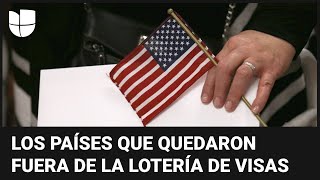 Lotería de visas 2026 estos son los países latinoamericanos que quedaron fuera del concurso [upl. by Bilski853]