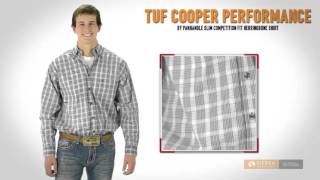 Tuf Cooper Performance by Panhandle Slim Competition Fit Herringbone Shirt  Long Sleeve For Men [upl. by Iggam]