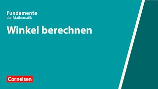 Winkel berechnen  Fundamente der Mathematik  Erklärvideo [upl. by China]