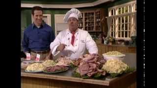 Miracle Blade III TV Infomercial Part 3 Chef Tony demonstrates the value of the knives [upl. by Ardyaf]