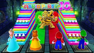 Mario Party 10  Best Minigames  Rosalina vs Daisy vs Mario vs Luigi Master CPU [upl. by Lakym522]