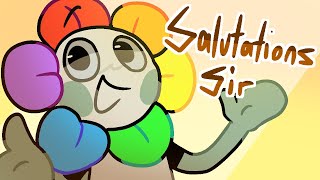 Salutations sir  Animation meme  Dandys World  Read des [upl. by Nylanej]