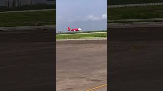 Landing l Air india express l I5613 l BangaloreSurat l shorts [upl. by Ahseyt]