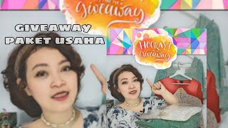 GIVEAWAY PAKET USAHA periode JanFeb 2021 [upl. by Adnwahsor]