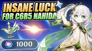 I Prepared 1000 SUMMONS For The Dendro Archon C6R5 Nahida Pulls 32 Genshin [upl. by Seaver]