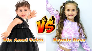 Bonnie Rosa VS Blu Amal Saleh Transformation 👑 From Baby To 2024 [upl. by Derfniw159]