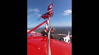 Meet the Worlds Youngest Wing Walker Part 1 wingwalking aviation extremesports daredevil [upl. by Esilrahc]