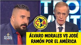 ENFRENTADOS Álvaro Morales y José Ramón Fernández por el América y su favoritismo  Futbol Picante [upl. by Pall]