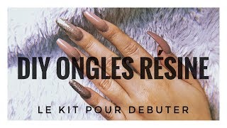 DIY Ongles en résine à la maison le kit de base [upl. by Emina]