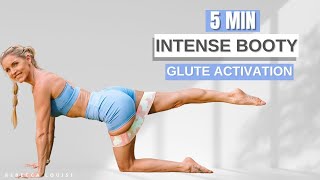 FAST Glute Activation to Grow BOOTY  At home BANDS WORKOUT [upl. by Iormina796]