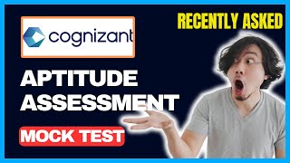 Last Min  Cognizant Aptitude Questions with Answers 2024  UBK Anna [upl. by Parfitt603]