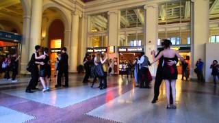 VANCOUVER WATER FRONT STATION FLASH MOB GRAND MASQUERADE 2012 [upl. by Hcirdla]