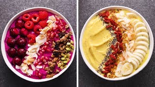 Smoothie Bowls  Yummy Healthy Desserts  Healthy DIY treats by So Yummy [upl. by Ekle212]