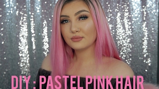 How I Dye My Hair Pastel Pink [upl. by Ellita175]