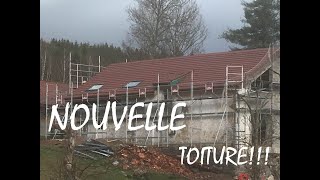 Nouvelle toiture AVANT APRES  Rénovation MAISON ep 4  construction travaux Vagney DIY [upl. by Nitsug]