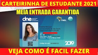 COMO FAZER A CARTEIRINHA DE ESTUDANTE 2024  CARTEIRINHA DE ESTUDANTE [upl. by Eaves]