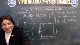 HOW TO WRITE MANOMETRIC EQUATION V F 5 [upl. by Brook]