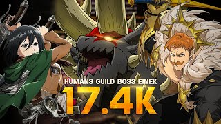 174K EINEK HELL HUMANS STRAT PUSHWEEK 7DS Grand Cross [upl. by Tara]