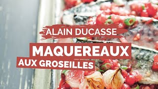 Recette de MAQUEREAUX AUX GROSEILLES par ALAIN DUCASSE [upl. by Noleta]