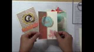 StampinUP  Cartes dépliables [upl. by Ahseik858]