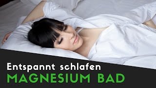 🗽 So kannst Du besser schlafen Magnesium Transdermal [upl. by Anauqal]