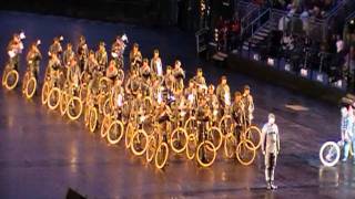 Edinburgh tattoo 2011 Band of the Royal Netherlands Army Mounted Regiments Bicycle regiment [upl. by Murdoch]