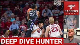 Wisconsin Badgers basketball Camren Hunter film study how the guard replaces Chucky Hepburn [upl. by Ramedlaw388]