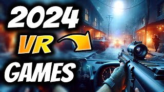 10 INSANE VR Games Coming In 2024 [upl. by Davin887]