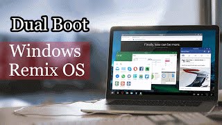 How to Install Remix OS on Hard drive DualBoot Windows and Remix OS [upl. by Refinnej]