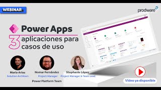 Microsoft Power Apps  3 aplicaciones para 3 casos de uso [upl. by Halil]