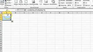 Terningkast simulering med Excel [upl. by Tarsuss]