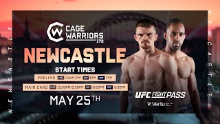 Cage Warriors 172 Prelims  Main Card is LIVE at 1230pm PT on UFC FIGHT PASS [upl. by Bray619]