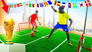 WORLD CUP 1vs1 FOOTBALL TOURNAMENT Futsal Skills amp Goals [upl. by Garland]