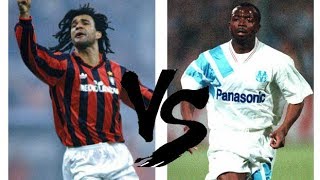 Ruud GULLIT vs Abedi PELÉ 1991  Milan x Olympique de Marseille [upl. by Tannenwald416]