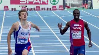 Championnats dEurope dathlétisme 2010 finale 200m homme  HD [upl. by Euqnomod389]