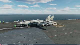 DCS F14B Tutorial 3  Carrier Takeoff [upl. by Ramyar208]