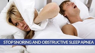 Stop Snoring and Obstructive Sleep Apnea [upl. by Merla284]