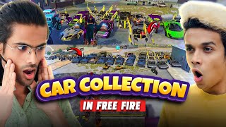 CAR COLLECTION Experiment in FREE FIRE 😨 എന്റെ കിളി പോയി 🤯🔥 RASHIQ DB [upl. by Bertrando]