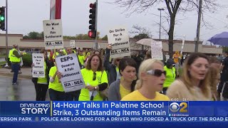 School Support Staff Strike Continues In Palatine Absolutely No Progress On Deal [upl. by Dawaj]