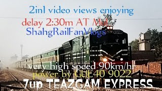 2in1 video check out 7up and freight OIL TANKER TRAIN double crossing enjoy the VIDEOviraltrending [upl. by Nesyrb846]