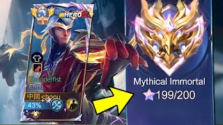 THUNDERFIST CHOU IS FINALLY BACK  INTENSE GAMEPLAY  Mobile Legends [upl. by Ardeen555]