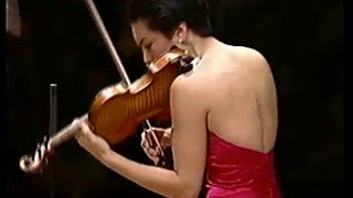 Anne Akiko Meyers Performs 2nd mvt of Lalos Symphonie Espagnole wthe NHK Symphony as teen [upl. by Letnoj]