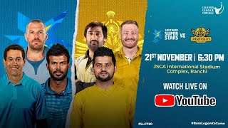 Live Southern Super Stars VS Urbanrisers Hyderabad  Legends League Cricket 2023  Match 3 [upl. by Ained]