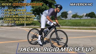 52T42T RB Crankset sa JACKAL Rigid MTB ni Chuckie CahilsotUPDATED BIKECHECK [upl. by Giselbert]