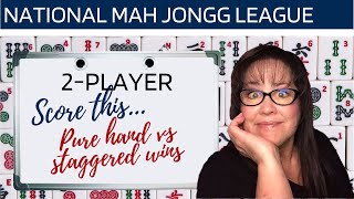 National Mah Jongg League Siamese Score This 20221005 [upl. by Koorb]