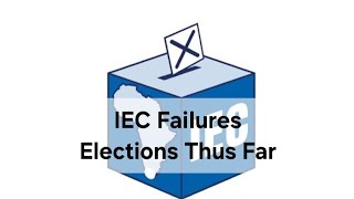 VLOG IEC Failures at SA Elections [upl. by Jakob]