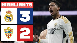 REAL MADRID 3  2 UD ALMERÍA  RESUMEN  LALIGA EA SPORTS [upl. by Tannen]