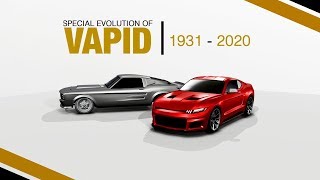 GTA I Special Evolution of Vapid  Evolução Especial da Vapid 19312020 [upl. by Llib]