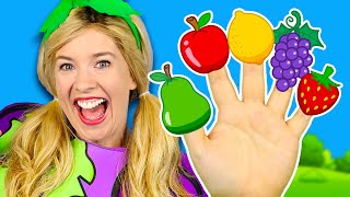 Fruit Finger Family 🍎🍇🍌 Kids Nursery Rhymes [upl. by Emarie]